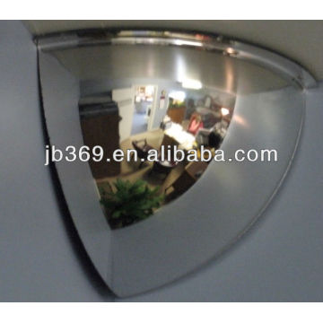 40cm 1/4 dome mirror, 90 degree acrylic safety dome mirror